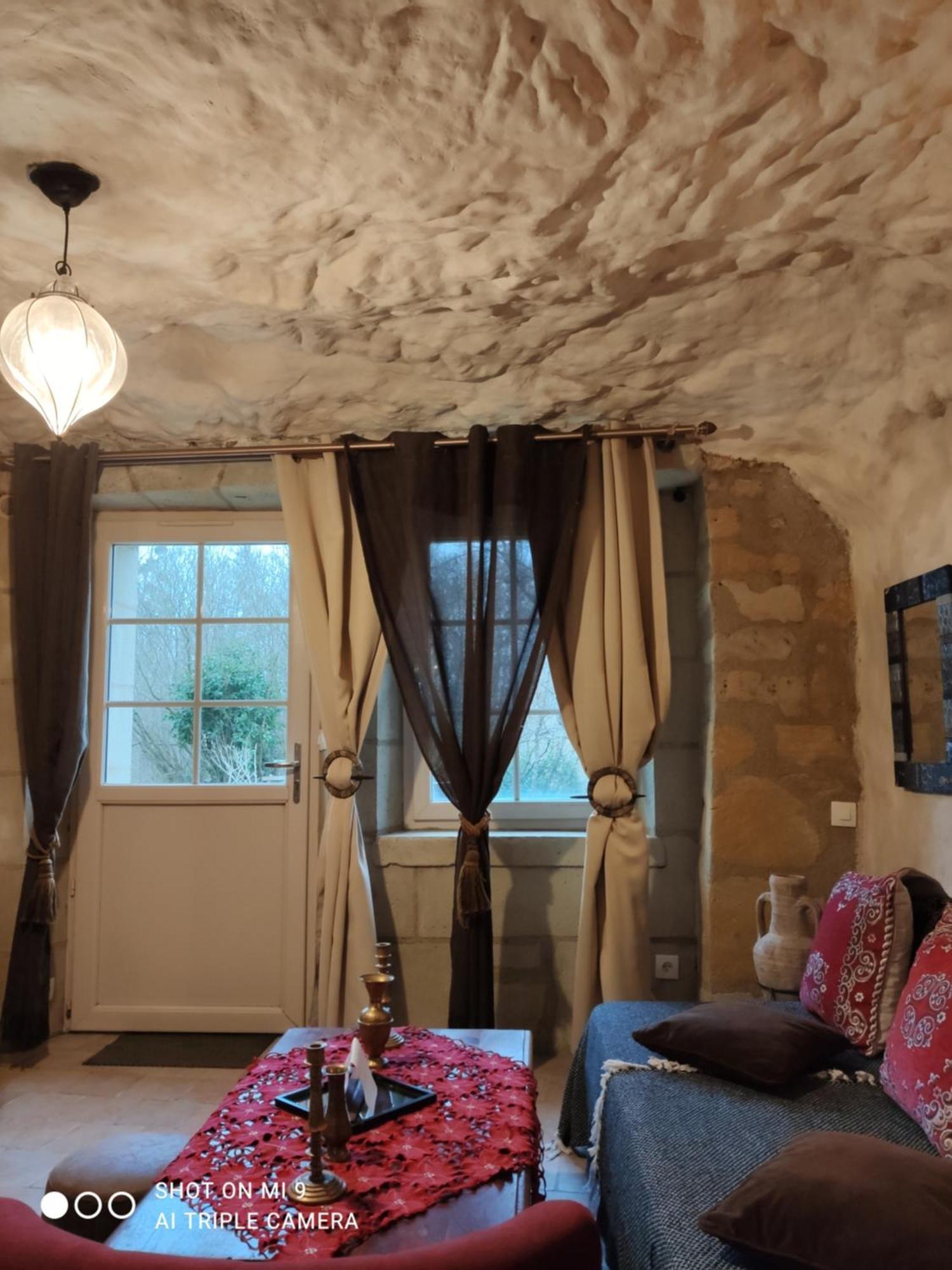 Troglodelice Panzió Azay-le-Rideau Kültér fotó