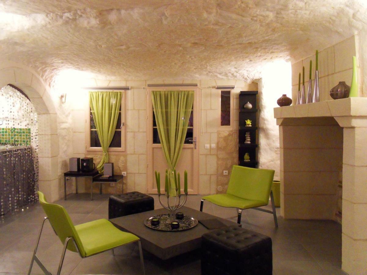 Troglodelice Panzió Azay-le-Rideau Kültér fotó