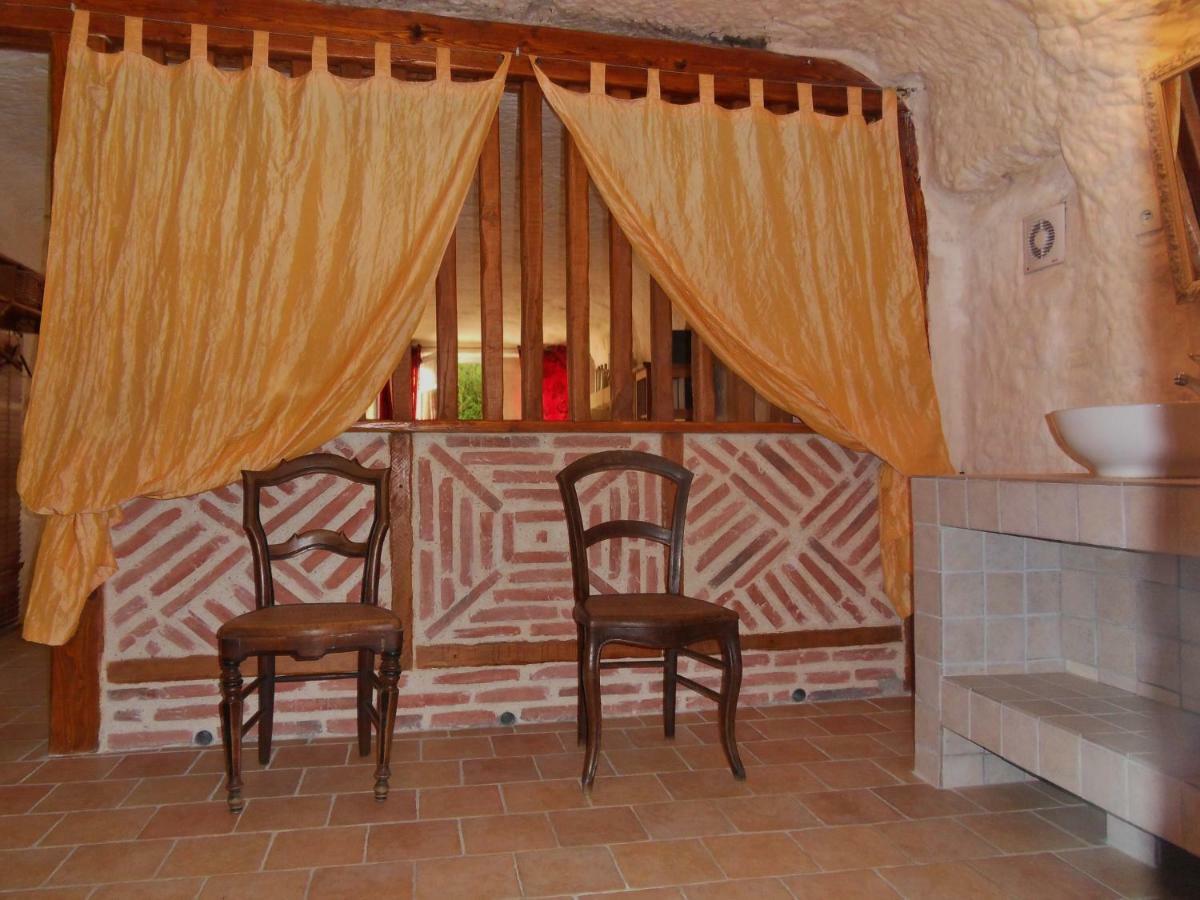 Troglodelice Panzió Azay-le-Rideau Kültér fotó