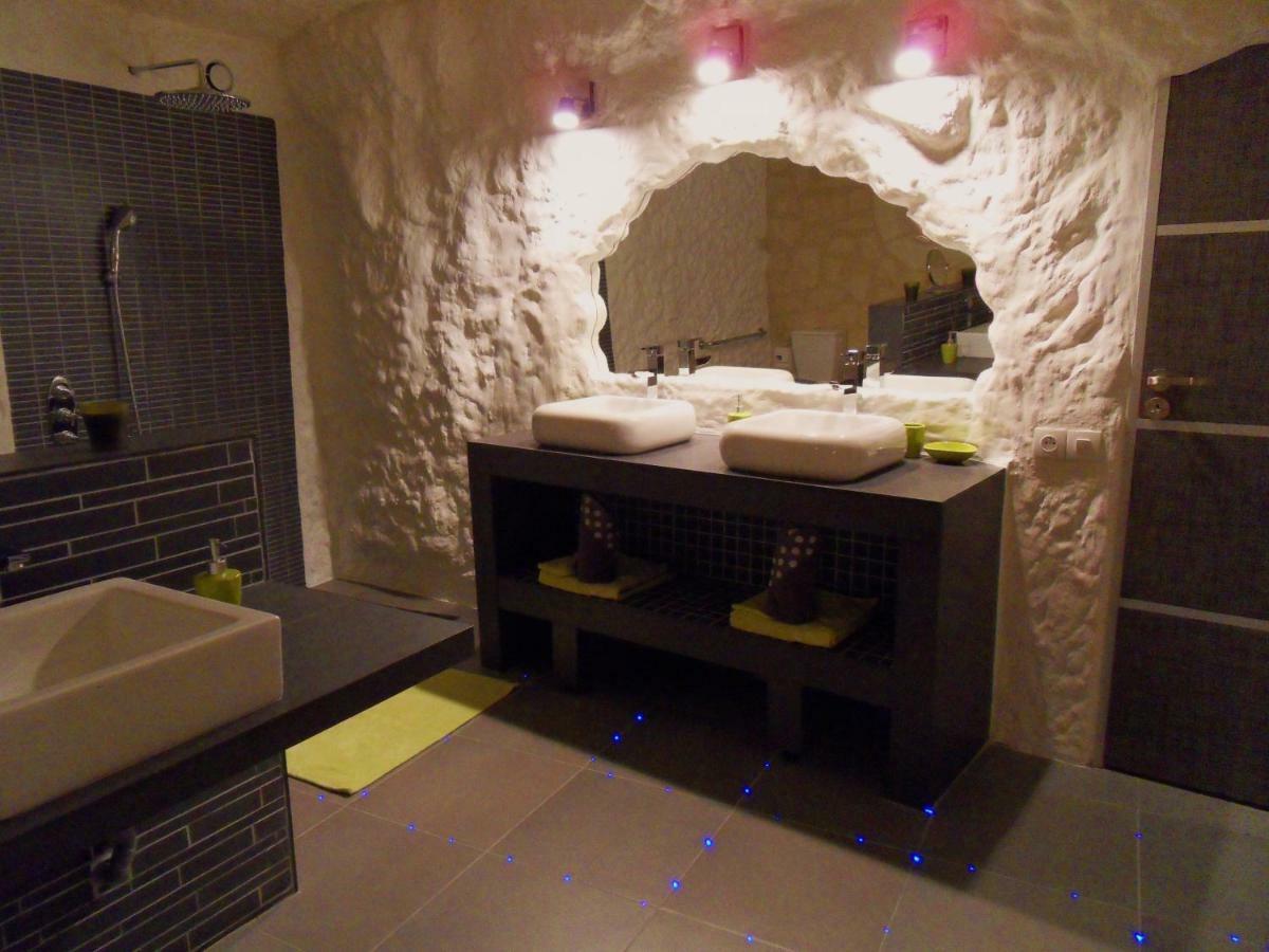 Troglodelice Panzió Azay-le-Rideau Kültér fotó