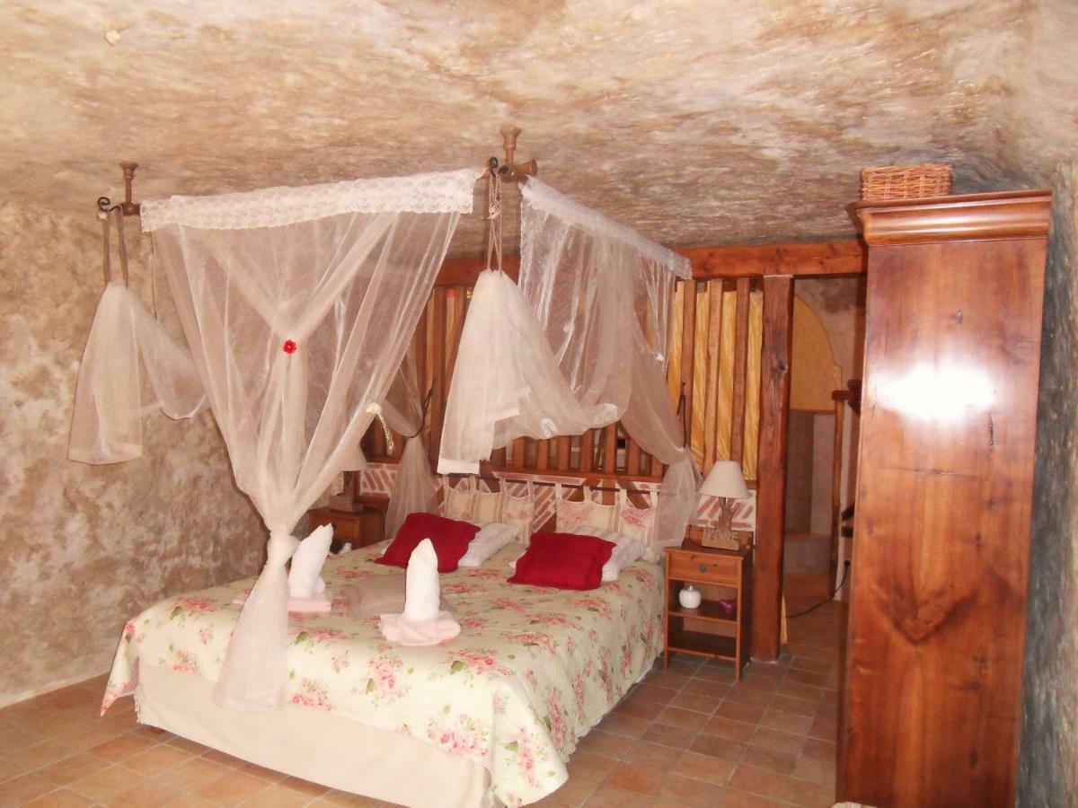 Troglodelice Panzió Azay-le-Rideau Kültér fotó